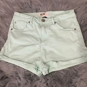Garage denim shorts